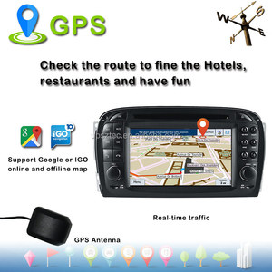 Android 14 auto per lettore DVD GPS navigazione autoradio per <span class=keywords><strong>Mercedes</strong></span> SL <span class=keywords><strong>R230</strong></span>(2001-2004) cruscotto registratore - Product Image 4