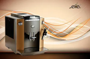 bohne bis zur tasse automatische espressomaschine 010a braun mit java logo