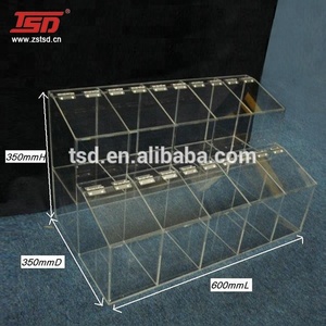 Cửa hàng bán lẻ cửa hàng siêu thị kim loại Acrylic số lượng lớn các loại hạt kẹo hiển thị máy rút giá đứng - Product Image 6