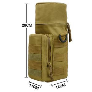 전술 주전자 기어 Molle 팩 가방 전술 야외 스포츠 다기능 물병 파우치 홀더 - Product Image 4