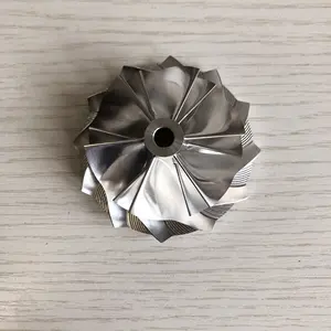 GT28 49.62/61.98mm 6 6 Schaufeln Renn turbolader Fräsen/Aluminium 2618/Billet Kompressor rad