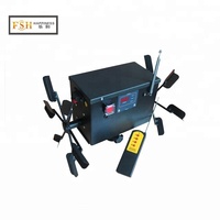 Sistema de fuegos artificiales para interior, novedad, con ruedas dobles, fuentes de control remoto, para fiestas