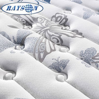 Matelas à poches en rouleau de 9 étoiles, 7 zones, literie à ressort