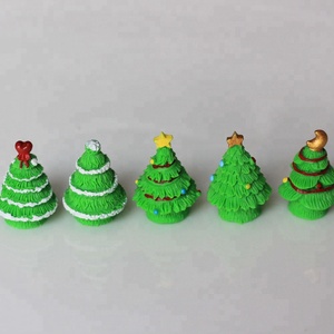 <span class=keywords><strong>Figuras</strong></span> de Árboles de Navidad de Resina, Miniaturas para Jardín, Muñecas, Juguetes para Casa de Muñecas, Accesorios de Micropaisaje DIY, Venta al por Mayor - Product Image 3
