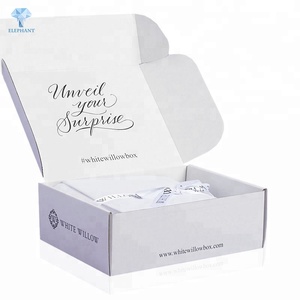 Box Shipping Custom Logo Printed Gift Box Standard Export Portable Folding Corrugated White Shipping Mailer Box