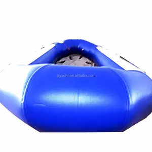 China made PVC/Hypalon/Rubber inflatable boat circile Drifting sport river raft inflable boat supplier blue JSRF-350