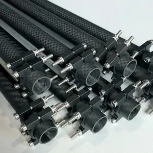 Hobbycarbon Round/square Forged Carbon Fiber Tubes With Woven Surface OEM Multicopter Arms Landing Gear