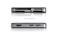 Lectura de múltiples tipos de tarjeta de memoria USB 3,0 Lector de tarjetas Escritor