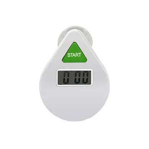 Digital Timers EMAF Water Resist Bathroom Timer Shower Timer Custom Color Plastic 5 Minutes Electric Automatic Count Down Digital Timers Daily