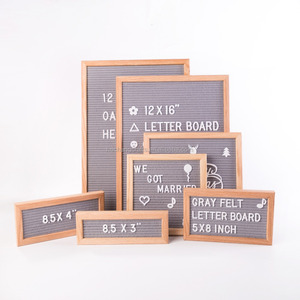 Gros Cadre En Chêne Feutre Lettre <span class=keywords><strong>Conseil</strong></span>/Bois Stand/Livraison Toile/346 Lettres Interchangeables, numéros et emojis - Product Image 1