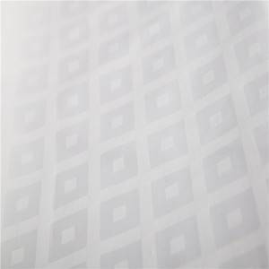 100% cotone <span class=keywords><strong>300T</strong></span> assegno in bianco jacquard tessuto per hotel