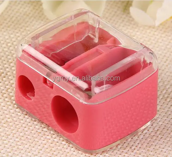 Holes Cosmetic Sharpener Useful Pencil Sharpener For Cosmetic Brush/Eyeliner Pencil/Makeup Pencil