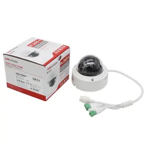 Hikvision-caméra de surveillance dôme fixe Ip Poe hd 2 Mp, dispositif de sécurité de bonne qualité, avec fente pour carte mémoire intégrée, jusqu'à 128 go, Original