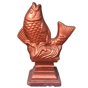 Moules en plastique ABS en forme de poisson pour statues décoratives en béton pour colonnes de balustres - Product Image 4