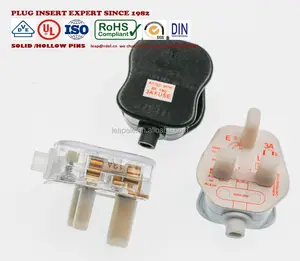 BSUK-002 BSI APPROVED BS UK PLUGS 13A 5A 3A FUSE WITH COVER MAP
