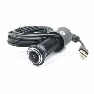 1.66Mm רחב זווית עדשת אבטחת בית CCTV חתול עיניים Viewer חור מיני USB וידאו עינית דלת מצלמה