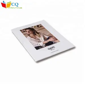 Cheap Custom print glossy laminated jewelry garment advertising fashion magazine paper printing