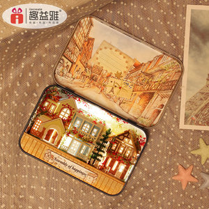 Educación juguete. Fabricantes de caja de música de madera secreto habitación DIY rompecabezas - Product Image 1