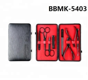 Kit de Tratamiento de Uñas de Acero Inoxidable para Hombre, para Emergencias, en Estuche de Cuero - Product Image 2