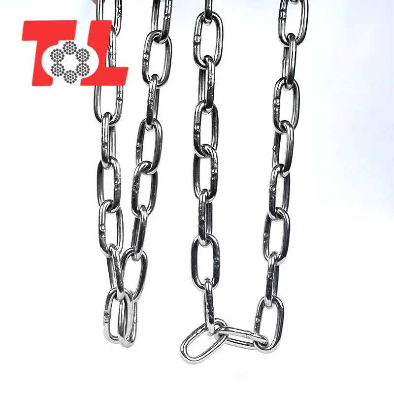 The lowest manufacturer price round stainless steel link chain manufacturers