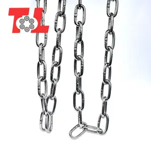 The lowest manufacturer price round stainless steel link chain manufacturers