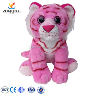 Peluche de Tigre Personalizado, Juguete de Peluche Suave para Niños, Peluche de Tigre Rosa - Product Image 2
