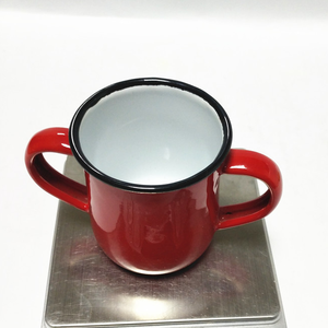 Taza de Metal con Aislamiento Térmico y Diseño Ecológico, Forma de Asa para Café y Leche de <span class=keywords><strong>Desayuno</strong></span> - Product Image 1