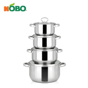 Ensemble d'ustensiles de cuisine ménager de 15 pièces, casseroles durables, en acier inoxydable, Double fond - Product Image 6
