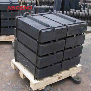 Aangepaste Hoge Chrome Hsi Impact Crusher Dragen Platen Onderdelen Hamer Blow Bar