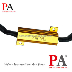 50 Wát 6ohm PA cảnh báo lỗi miễn phí Bộ giải mã 1156 <span class=keywords><strong>BA15S</strong></span> điện trở LED bóng đèn khác xe phụ kiện ánh sáng - Product Image 6