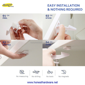 Hot bán ABS mùa xuân bé Tủ <span class=keywords><strong>Latch</strong></span> khóa ẩn tủ khóa - Product Image 4