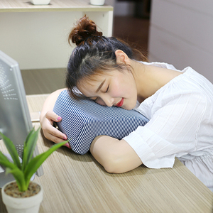 Xe Hơi, Văn Phòng, Trường Học, Nhà, Ghế, Bàn, Bàn, Ghế Sofa Sử Dụng Sọc Bộ Nhớ Bọt Nap Gối Mùa Hè Người Lớn Hình Chữ Nhật Dệt Kim Hỗ Trợ Đầu - Product Image 2