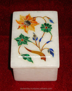 Marble Stone Inlay <b>Box</b> - Product Image 1
