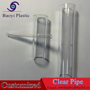 Tubes transparents en PVC de 3.9 pouces, livraison gratuite, tube en plastique, électrique