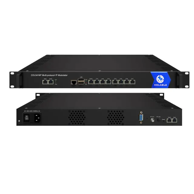 HLS IP to RF modulator DVB-T/DVB-C/ATSC/ISDB COL5416P