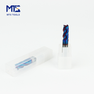 MTS OUTILS HRC65 carbure insert long cou rugueux arrondi cannelure simple fente spirale arrondi cortador plat vertical fraise - Product Image 2