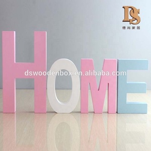 Lettera di <span class=keywords><strong>legno</strong></span> per pittura rosa lettera di <span class=keywords><strong>legno</strong></span> per montaggio a parete per la casa - Product Image 5
