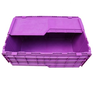 Boîtes industrielles en plastique robustes <span class=keywords><strong>de</strong></span> grande taille avec couvercles, <span class=keywords><strong>pour</strong></span> usage en <span class=keywords><strong>jardin</strong></span>, rangement d'<span class=keywords><strong>outils</strong></span>, <span class=keywords><strong>caisse</strong></span> en plastique <span class=keywords><strong>de</strong></span> 90 l - Product Image 4