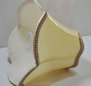 Vải Thủ Công Truyền Thống Lót Hình Chuông Trắng Chụp Đèn Hoa Bằng Đồng - Product Image 4