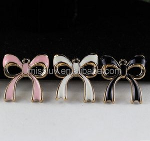 צבע אמייל אבץ סגסוגת קשת קסם DIY מתכת קשת קסם לצמידים קטן מתכת קשת קסמי תכשיטי חזיית אביזרי הלבשה תחתונה - Product Image 3