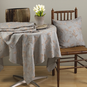 Dentelle <span class=keywords><strong>chemin</strong></span> de <span class=keywords><strong>table</strong></span> <span class=keywords><strong>gris</strong></span> couleur - Product Image 1
