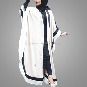 Últimas manga larga musulmán árabe abaya kaftan alta garde kimono kaftan musulmán - Product Image 3