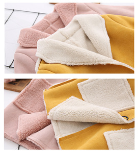 Nouvelle mode automne hiver bébé garçons filles vêtements d'extérieur chauds enfants veste en polaire en daim enfants adolescents vêtements pour filles <span class=keywords><strong>14</strong></span> <span class=keywords><strong>ans</strong></span> - Product Image 4