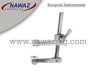Productos de alta calidad Finochietto Retractor de costillas infantiles Cuchillas laterales de acero inoxidable 15x15mm que se extienden 75 mm - Product Image 2