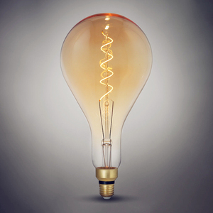 PS160 6W E27 Vintage <strong>Edison</strong> <strong>Light</strong> 1800K Dimmable LED Spiral Filament Bulb PS52 / A160 - Product Image 4
