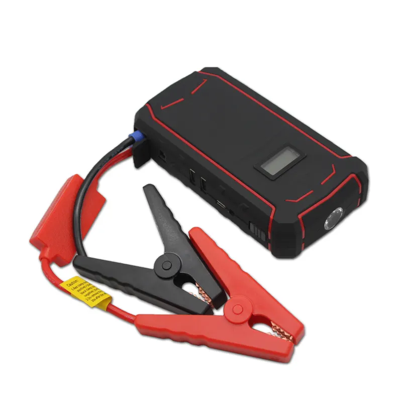 Chargeur Portable dispositif de démarrage outil d'urgence batterie multifonction portable 12v 24v démarreur de saut de voiture avec écran LCD