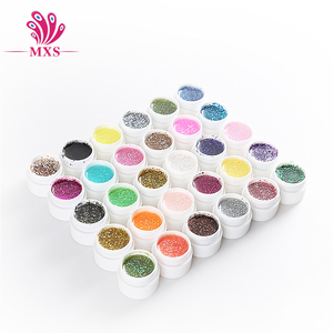 Arte profesional Del Clavo UV Gel 30 Ollas Colores Sólidos Decoración de Uñas de Arte UV Gel Constructor Herramientas - Product Image 1