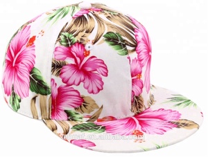 Mũ Lưỡi Trai Vành Phẳng In Hoa Hawaii 6 Tấm Hình Hoa Bán Sỉ Thời Trang Mùa Hè - Product Image 6