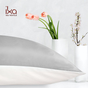 لون خالص ديكور منزلي مزدوج الوجهين 20*36 بوصة رمي الحرير Mulberrry النقي غطاء وسادة زخرفي - Product Image 3