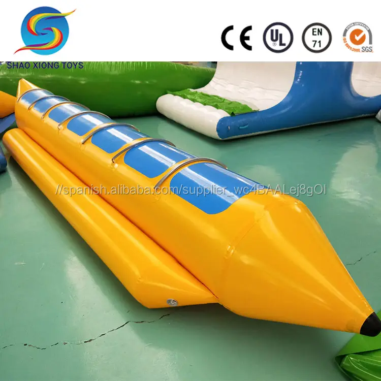 7 asientos un tubo inflable Banana Boat bote inflable agua volando remolcable para venta